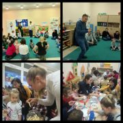 ilustracja do wpisu 
Zabawy z Mikołajem- zajęcia otwarte z rodzicami