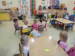 ilustracja do wpisu 
Spotkanie czytelnicze w grupie "Brzoskwinki"