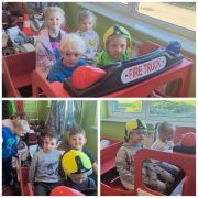 ilustracja do wpisu 
Wycieczka do sali edukacyjnej "OGNIK" w Straży Pożarnej